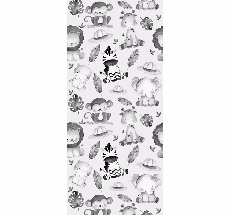 Papier peint animaux amis safaris - TenStickers
