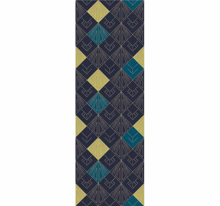 Papier peint géometrique décor à motifs géométriques - TenStickers