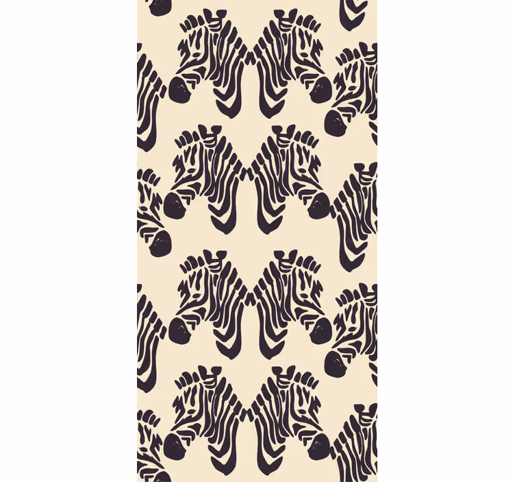 Papier peint zèbre design à motif zèbre - TenStickers