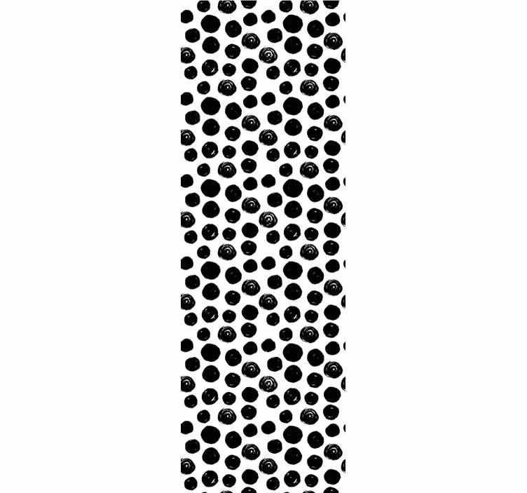 Papier peint cercles ensemble à pois - TenStickers