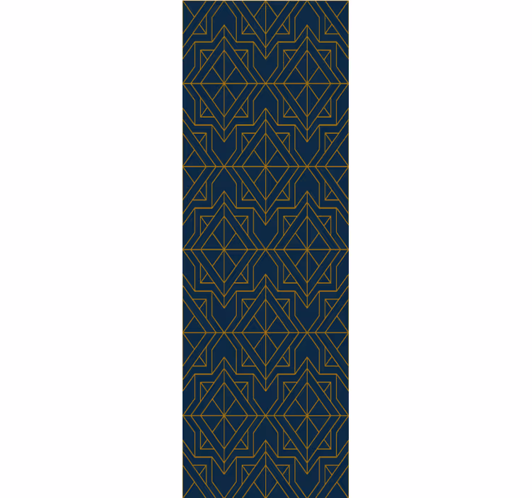 Papier peint géometrique motifs géométriques d'étoiles - TenStickers