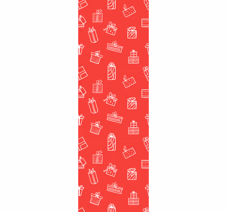 Papier peint noel motif de cadeau - TenStickers