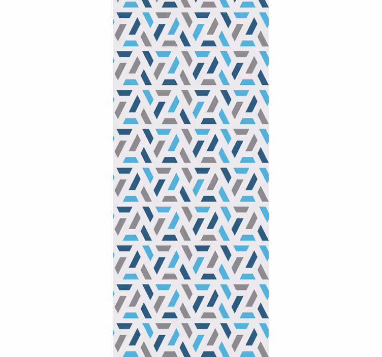 Papier peint géometrique motifs abstraits entrelacés - TenStickers