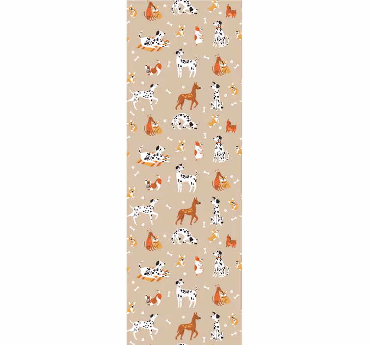 Papier peint animaux motifs animaliers fantaisistes - TenStickers