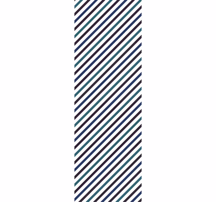 Papier peint ligne horizontale motif de rayures diagonales - TenStickers