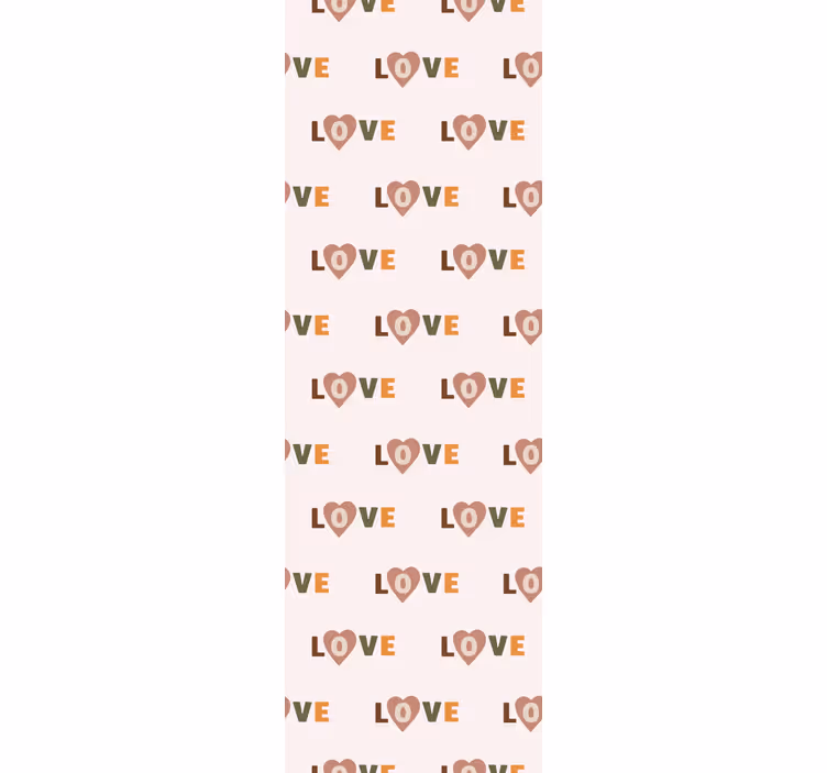 Papier peint texte motif texte d'amour - TenStickers
