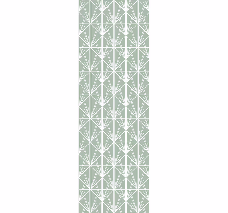 Papier peint géometrique inspiration art déco - TenStickers