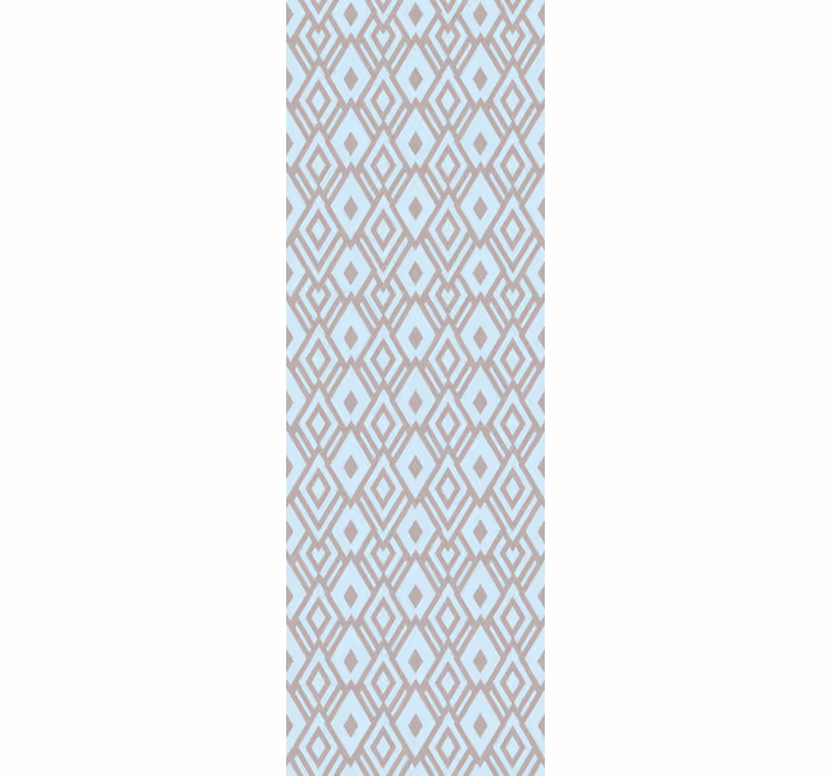 Papier peint géometrique motif géométrique en diamant - TenStickers
