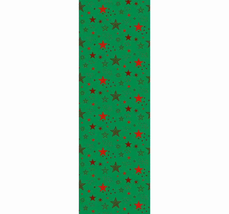 Papier peint noel motif étoile festif - TenStickers