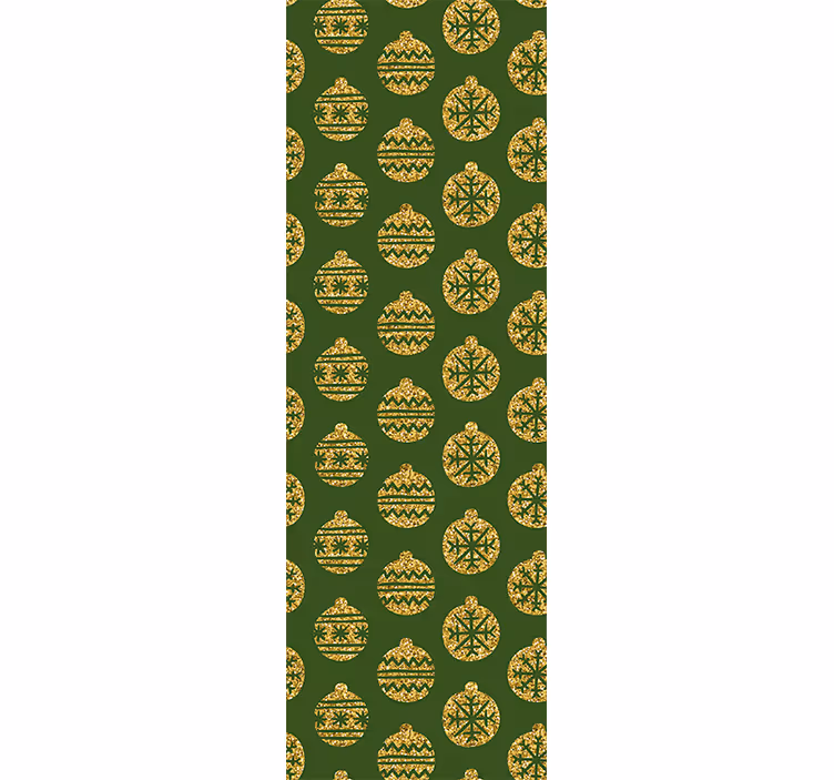 Papier peint noel modèle d'ornement festif - TenStickers