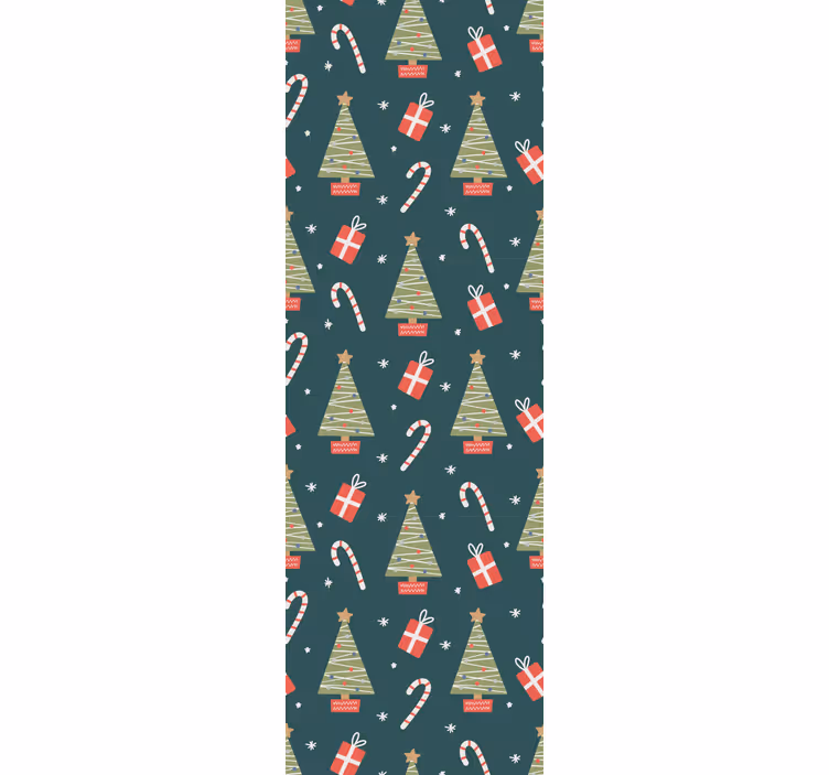 Papier peint noel décoration de saison festive - TenStickers