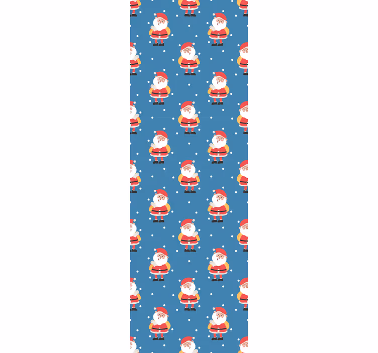 Papier peint noel motifs de joyeux père noël - TenStickers