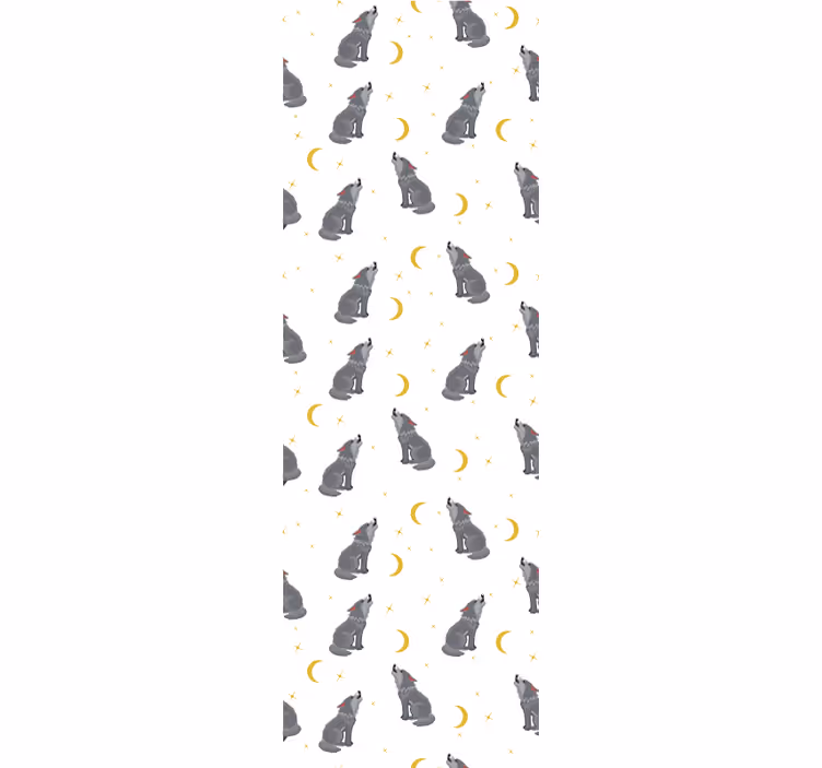 Papier peint chiens motif céleste canin - TenStickers