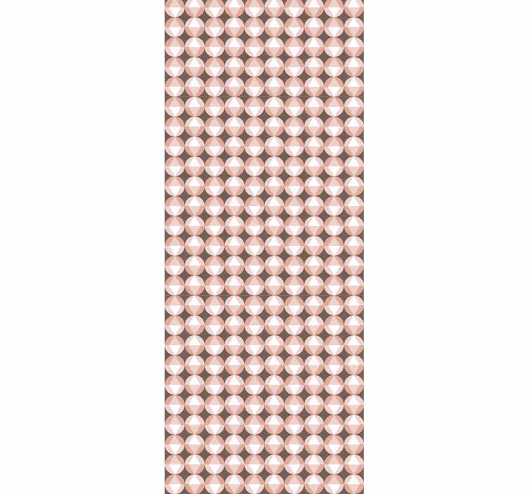 Papier peint cercles motif à motifs beige - TenStickers