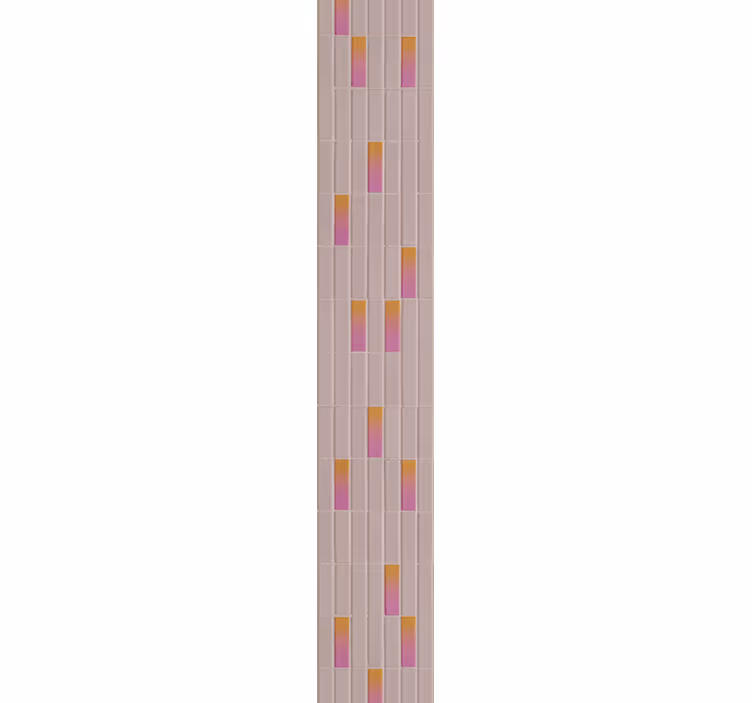 Papier peint carrelage motif géométrique dégradé - TenStickers