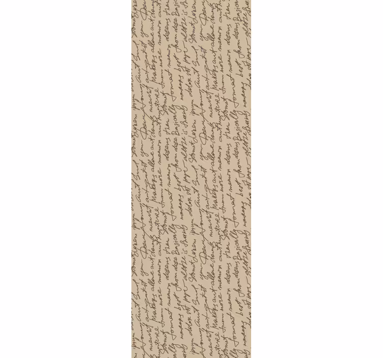 Papier peint texte écriture de scénario élégante - TenStickers