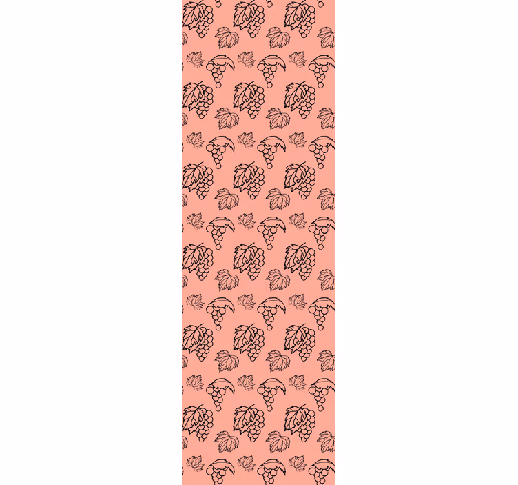 Papier peint cuisine motif de vigne - TenStickers