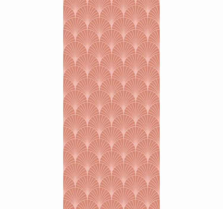 Papier peint art formes d'éventail élégantes - TenStickers