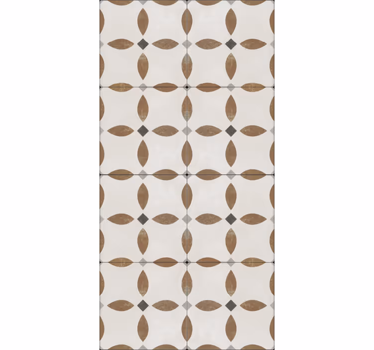 Papier peint cuisine motif géométrique texturé beige - TenStickers