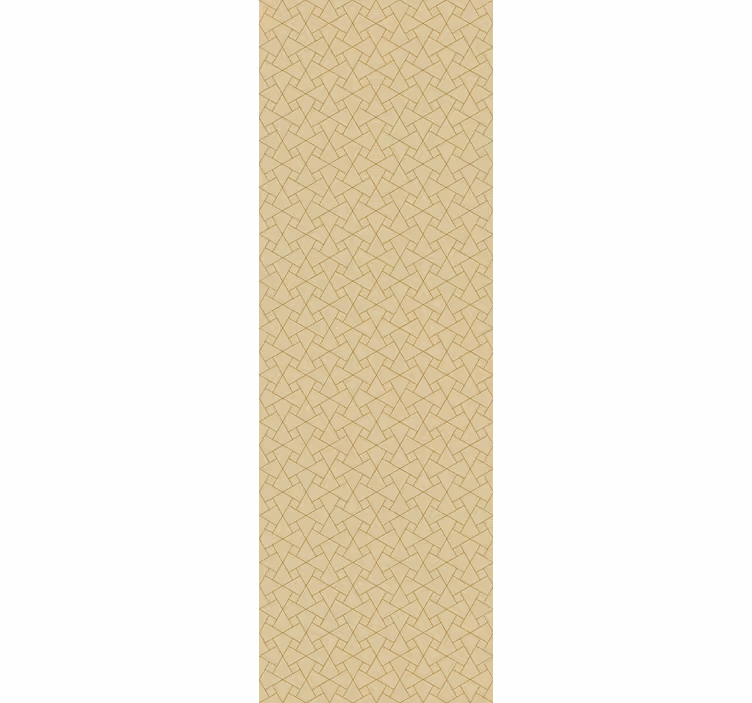 Papier peint géometrique motif de lignes entrecroisées - TenStickers
