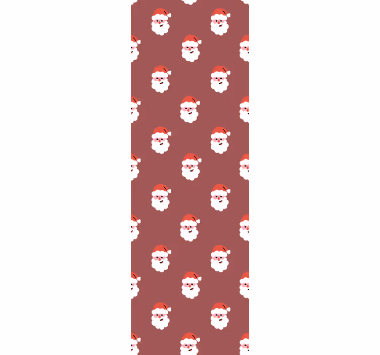 Papier peint noel motif père noël - TenStickers