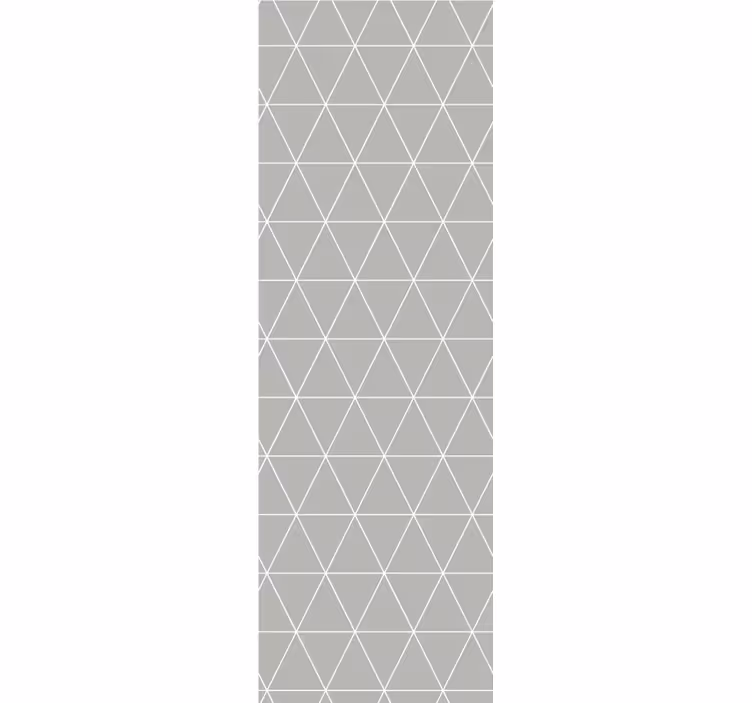 Papier peint géometrique triangles gris élégants - TenStickers