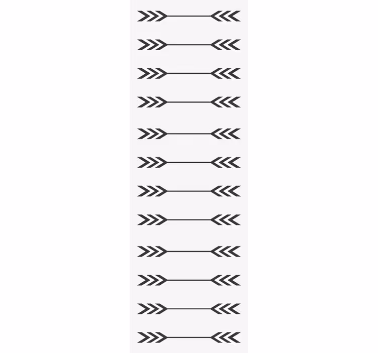 Papier peint rayé motifs de flèches minimalistes - TenStickers