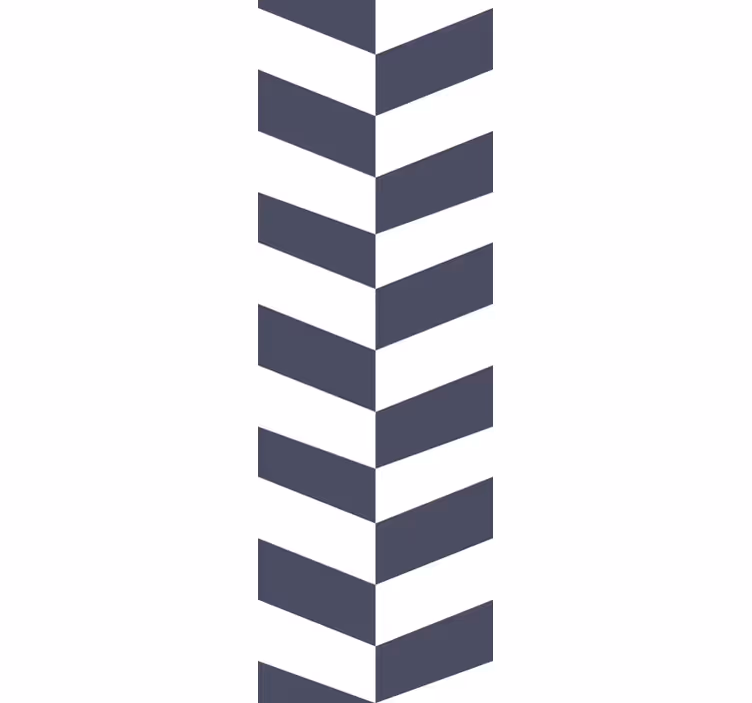 Papier peint géometrique formes de flèches à chevrons - TenStickers