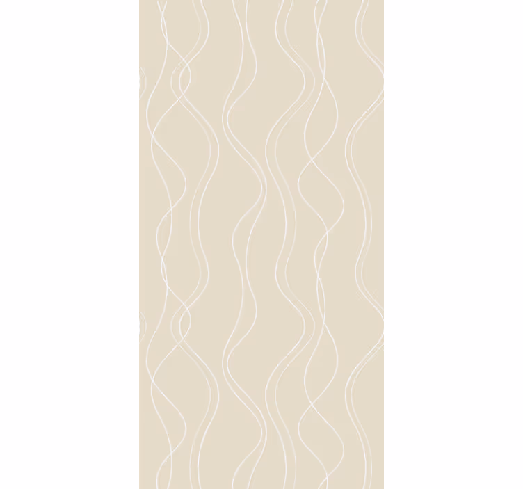 Papier peint ligne verticale motif de vagues subtil - TenStickers