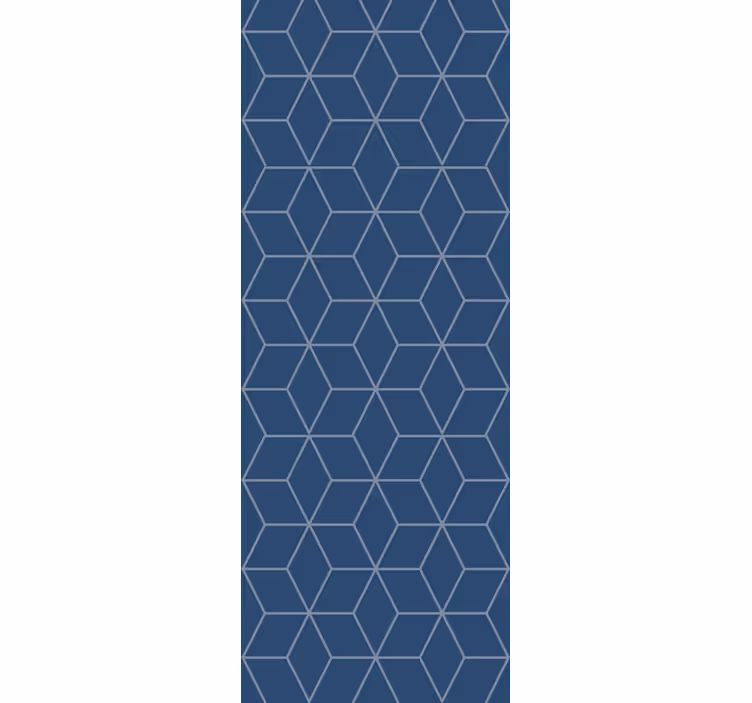 Papier peint géometrique motif hexagonal - TenStickers