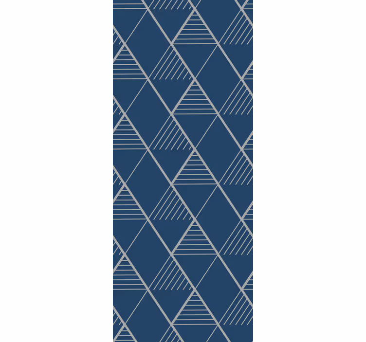 Papier peint géometrique motifs de lignes triangulaires - TenStickers