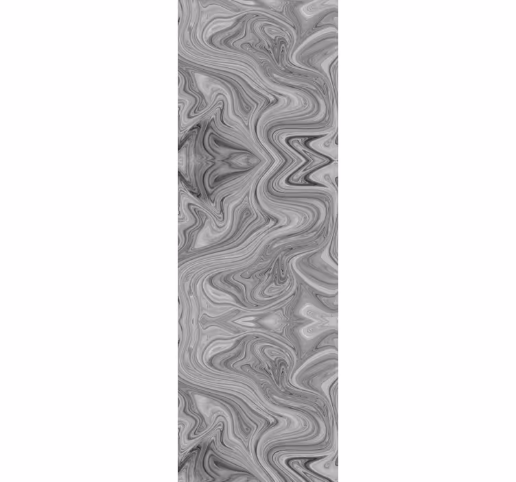 Papier peint marbre motifs gris tourbillonnants - TenStickers