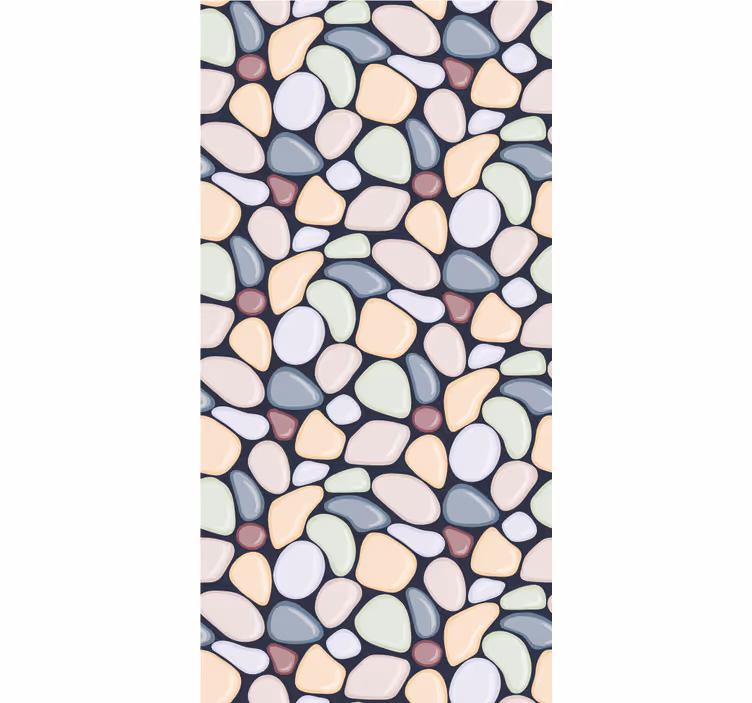 Papier peint motif galets décoratif - TenStickers