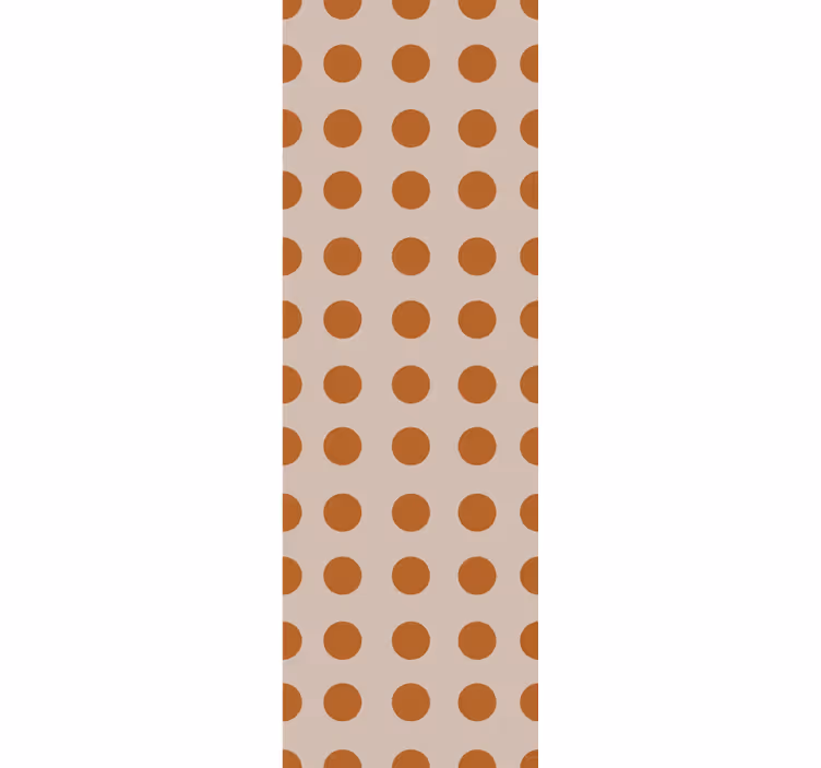 Papier peint cercles nuances chaudes - TenStickers