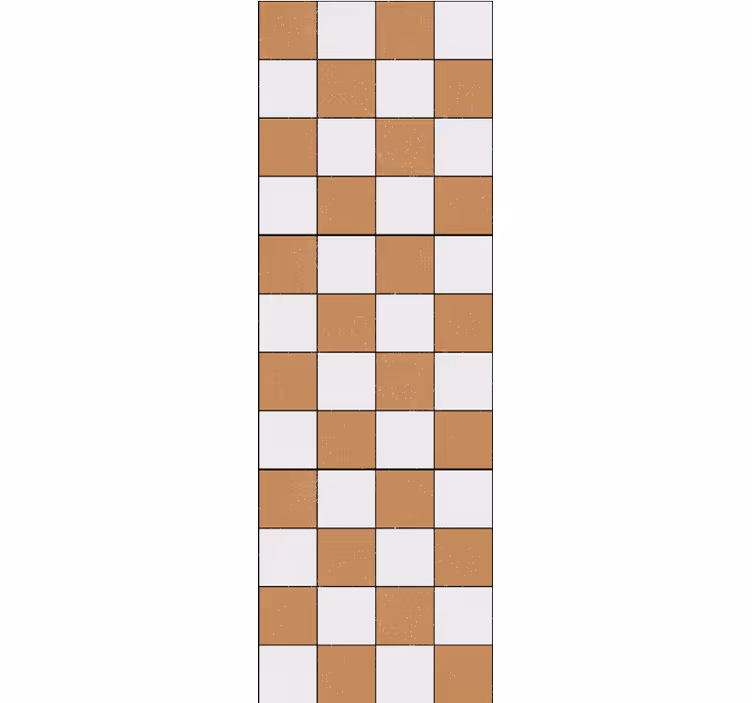 Papier peint carrelage motif carré - TenStickers
