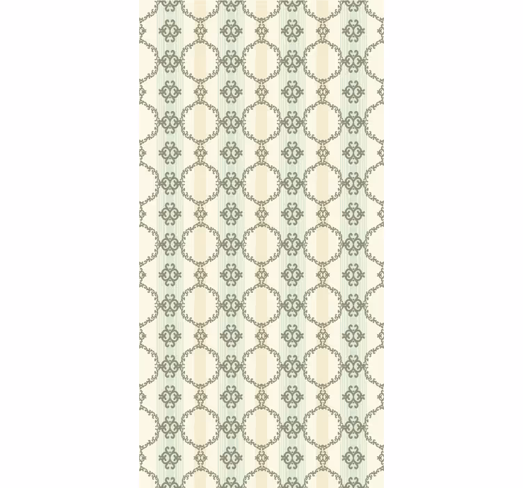 Papier peint carrelage motifs circulaires élégants - TenStickers