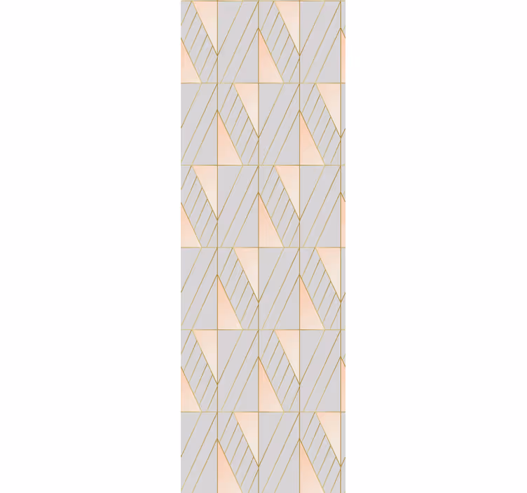 Papier peint moderne formes géométriques superposées - TenStickers