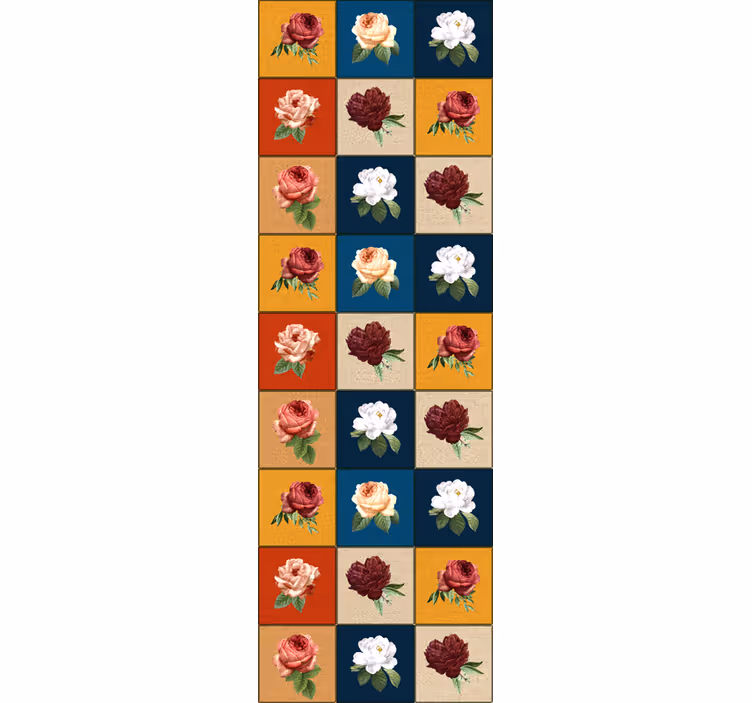 Papier peint Roses vintages French design - TenStickers