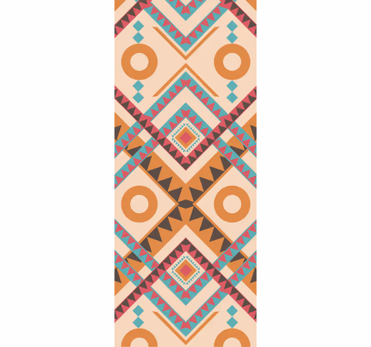 Papier peint design de losanges multicolores - TenStickers
