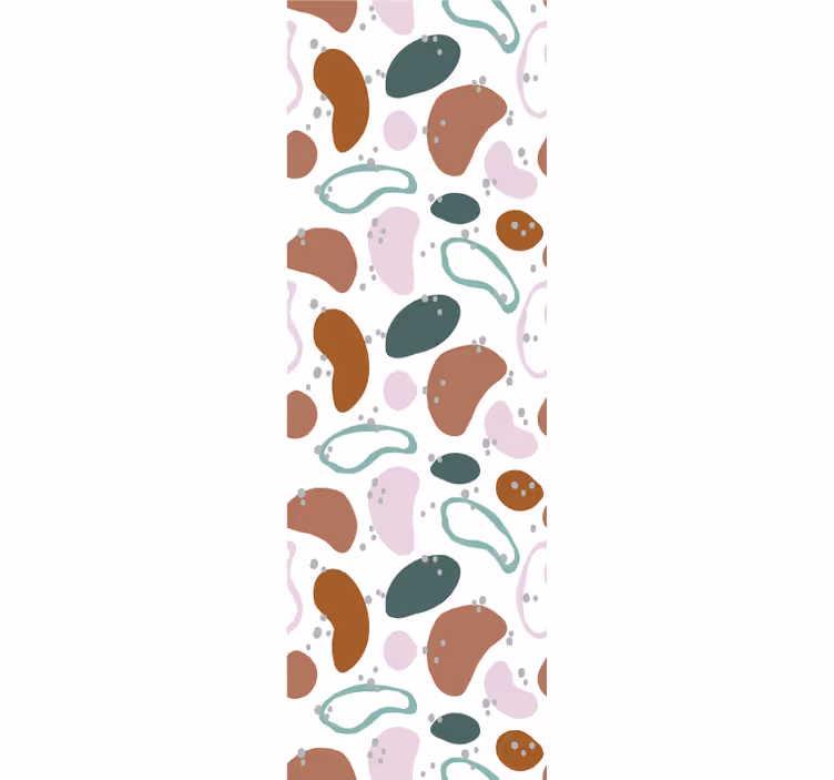 Papier peint formes irrégulières abstraites - TenStickers