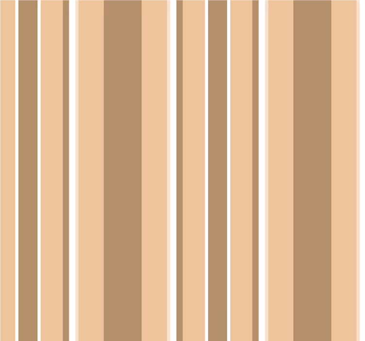 Papier peint rayures beige palette couleurs tropicales - TenStickers