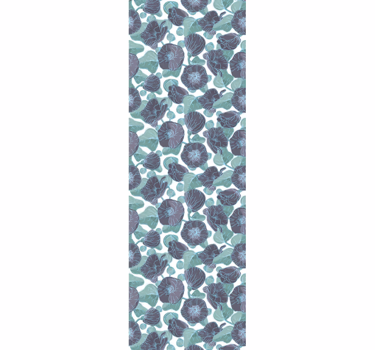 Papier peint floral fleurs d'hibiscus - TenStickers