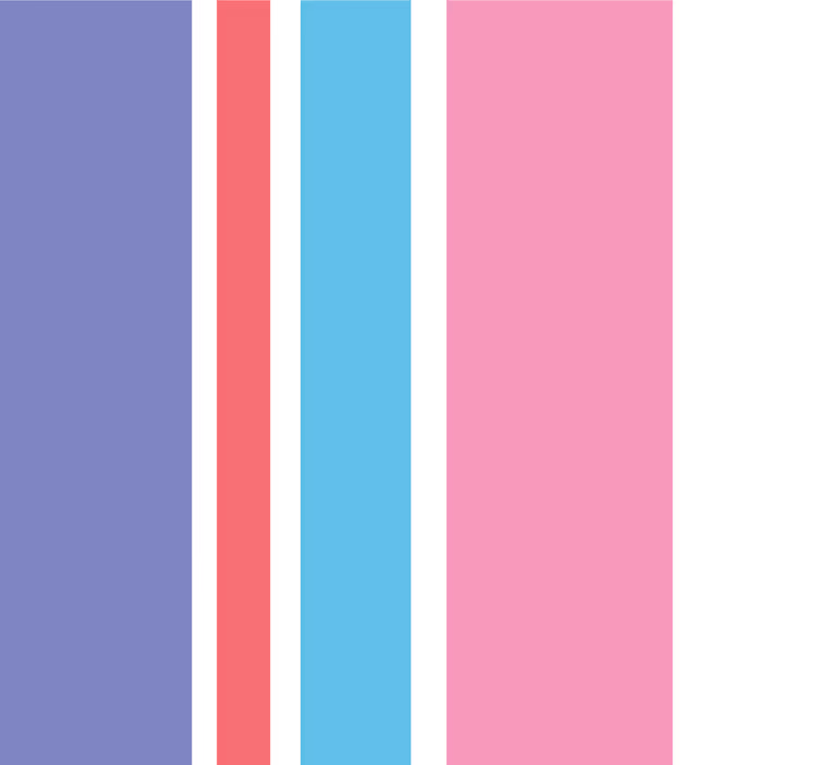 Papier peint rayures verticales violet et rose - TenStickers