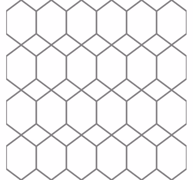 Papier peint géométrique motif entrelacé - TenStickers