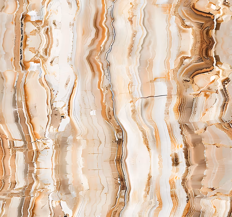 Papier peint marbre couleurs beiges - TenStickers