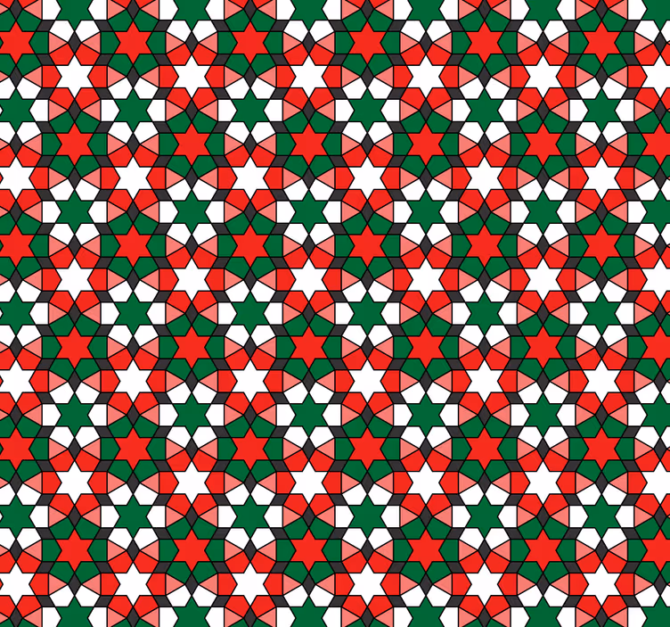 Papier peint géometrique motifs géométriques - TenStickers