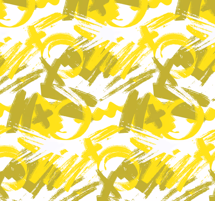 Papier peint abstrait feuillage abstrait - TenStickers