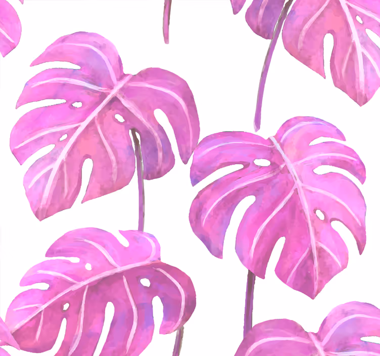 Papier peint feuilles monstera délicieux - TenStickers