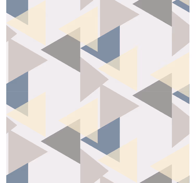 Papier peint moderne avec triangles géométriques - TenStickers
