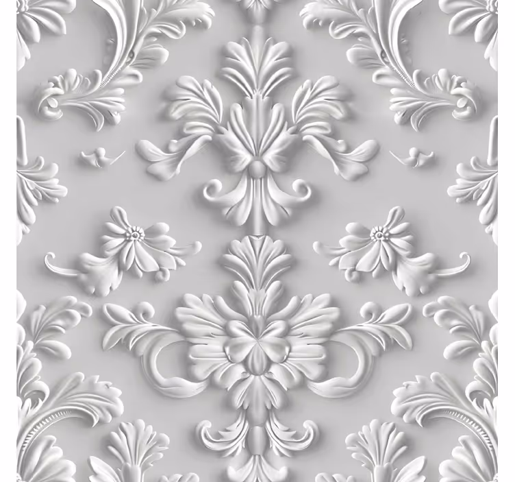Papier peint baroque effet 3d - TenStickers